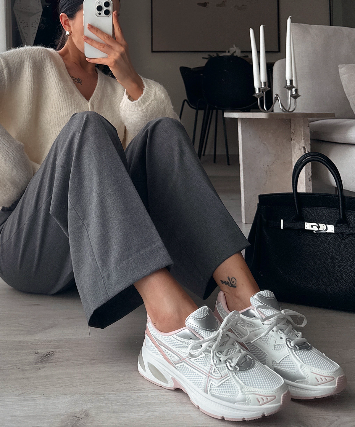 Sneakersy Saralea różowe