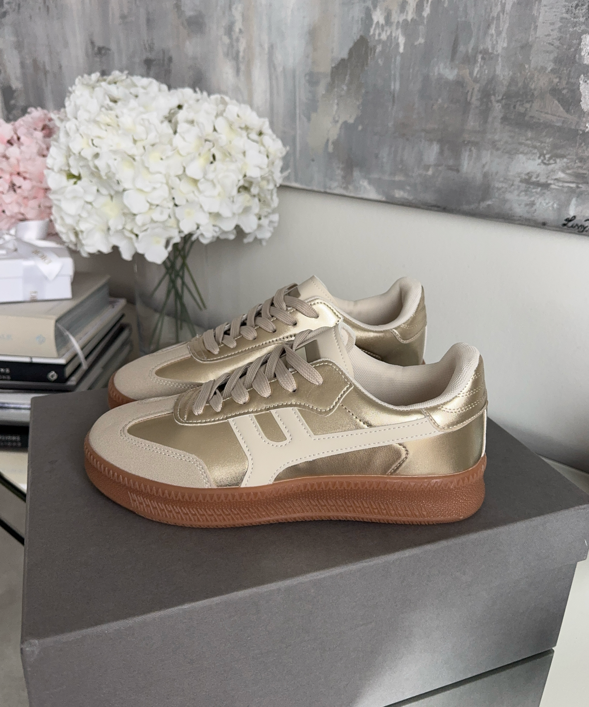 Sneakersy Tami złote