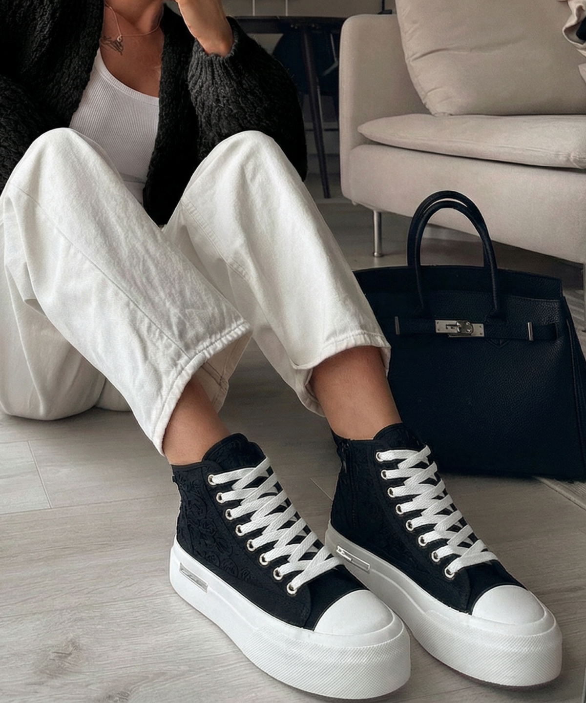 Sneakersy Millane czarne
