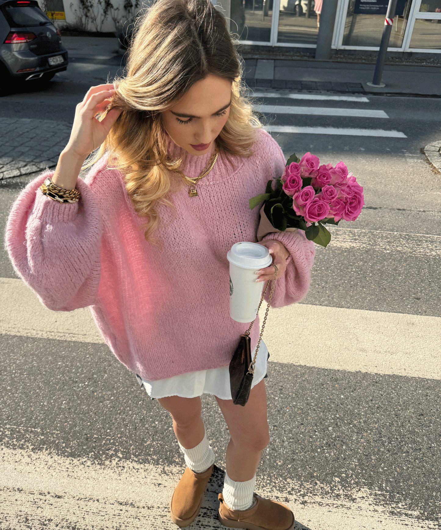 Botki Nina na platformie kasztanowe
