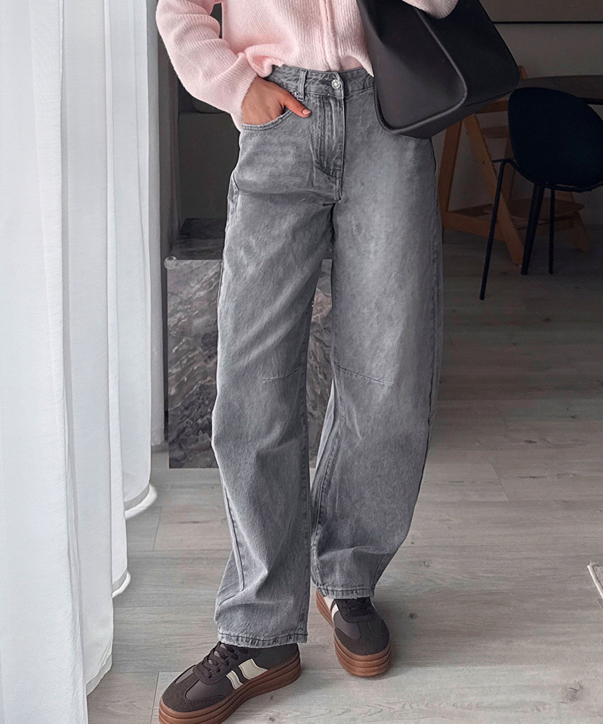 Sneakersy Renita brązowe
