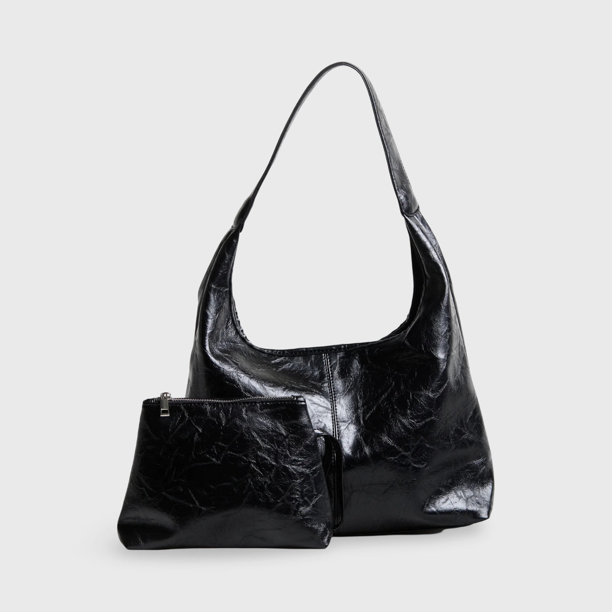 Cabas Vintage noir vu de côté