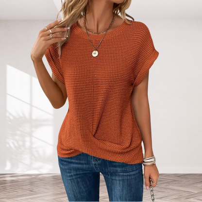 Urielle | T-shirt à texture gaufrée