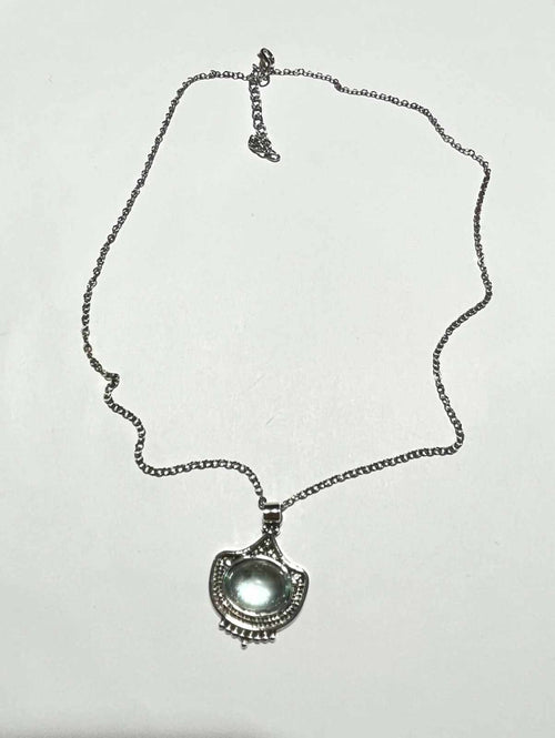Vert | Collier vintage avec pierre verte – Vue 01