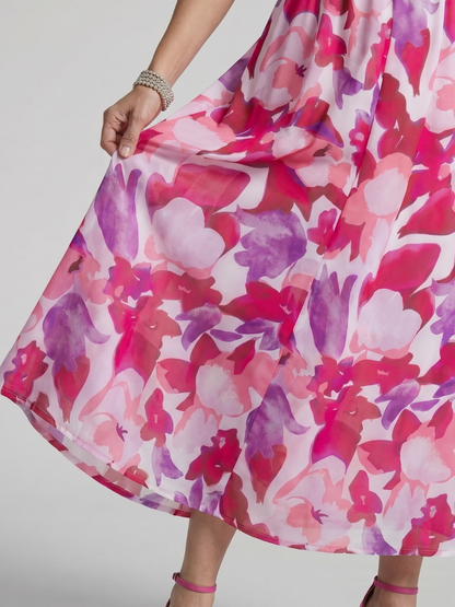 Léopoldine — Robe longue à manches ballon