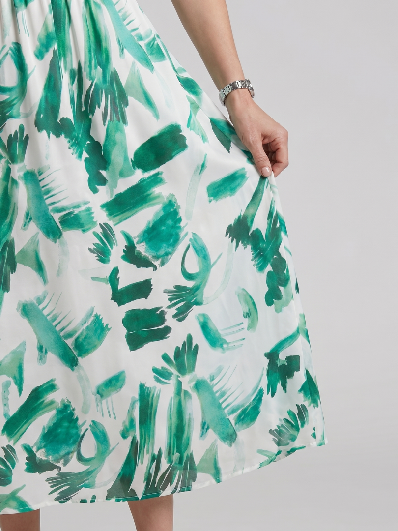 Léopoldine — Robe longue à manches ballon