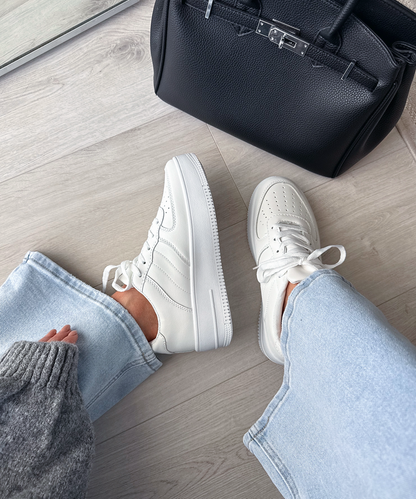 Sneakersy Sarai białe