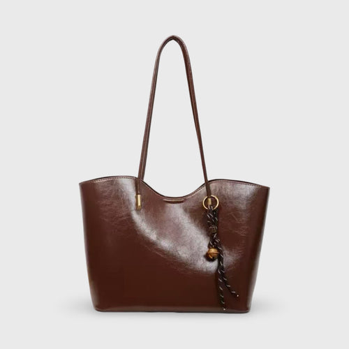 Sac cabas Sierra brun vu de face