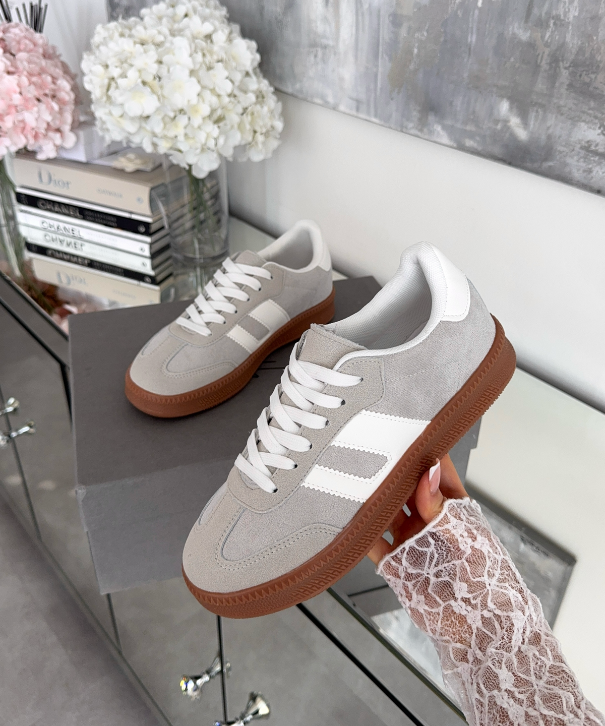 Sneakersy Sonia szare