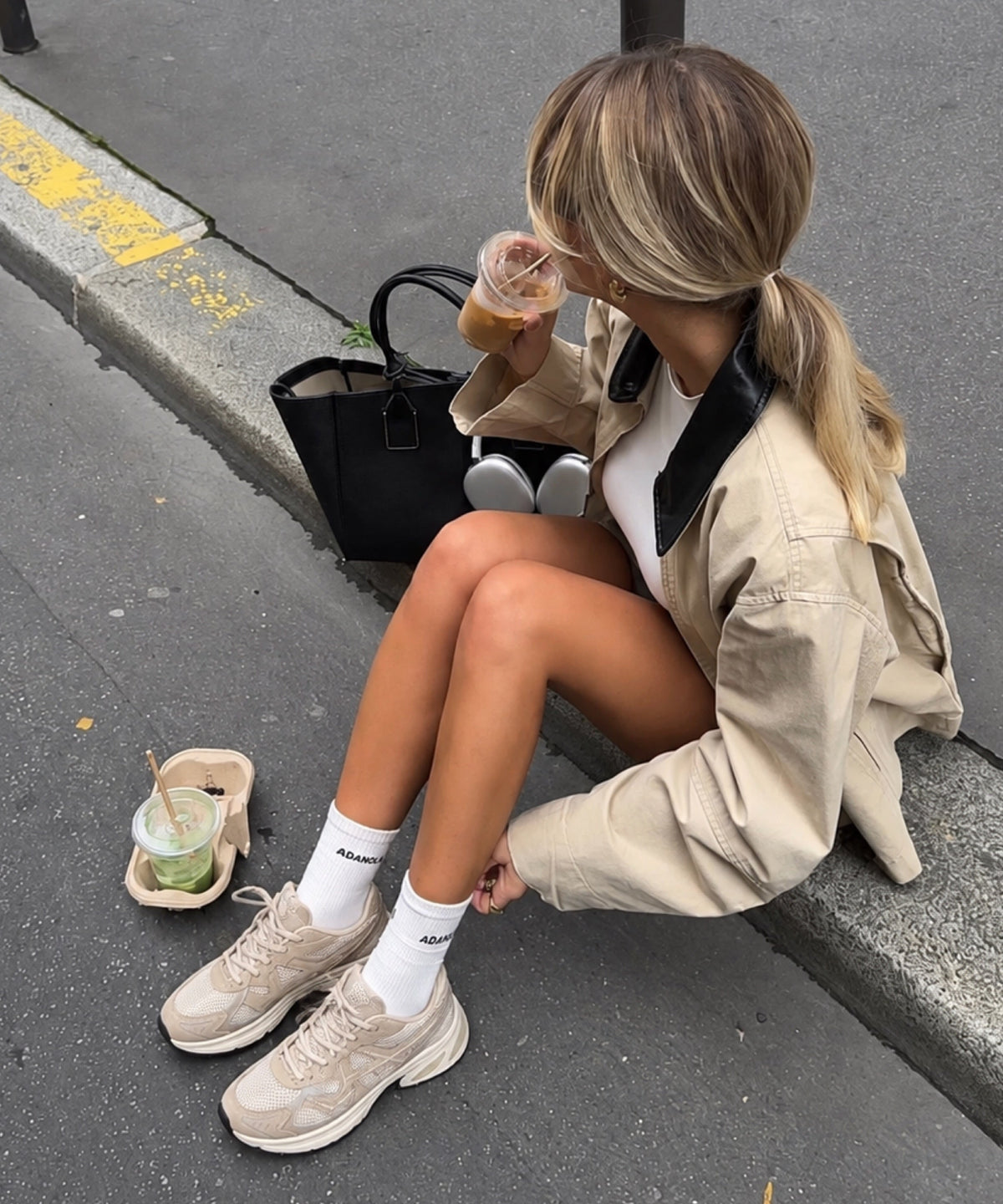 Sneakersy Saralea beżowe