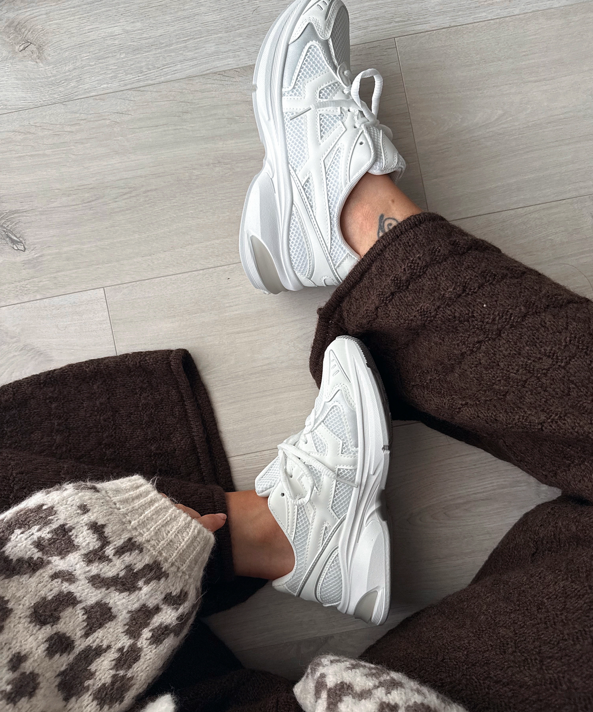 Sneakersy Saralea srebrne