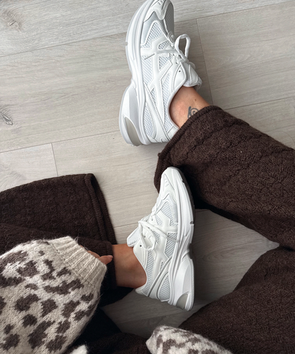 Sneakersy Saralea srebrne