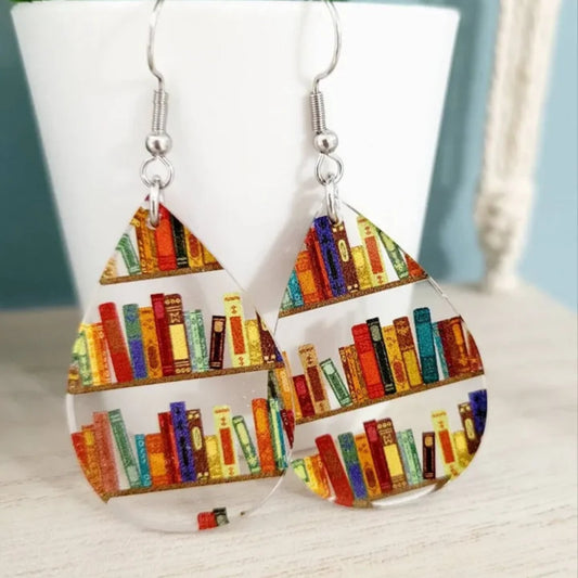 Triangle Coloré | Boucles d'oreilles colorées à motif graphique – Vue 01