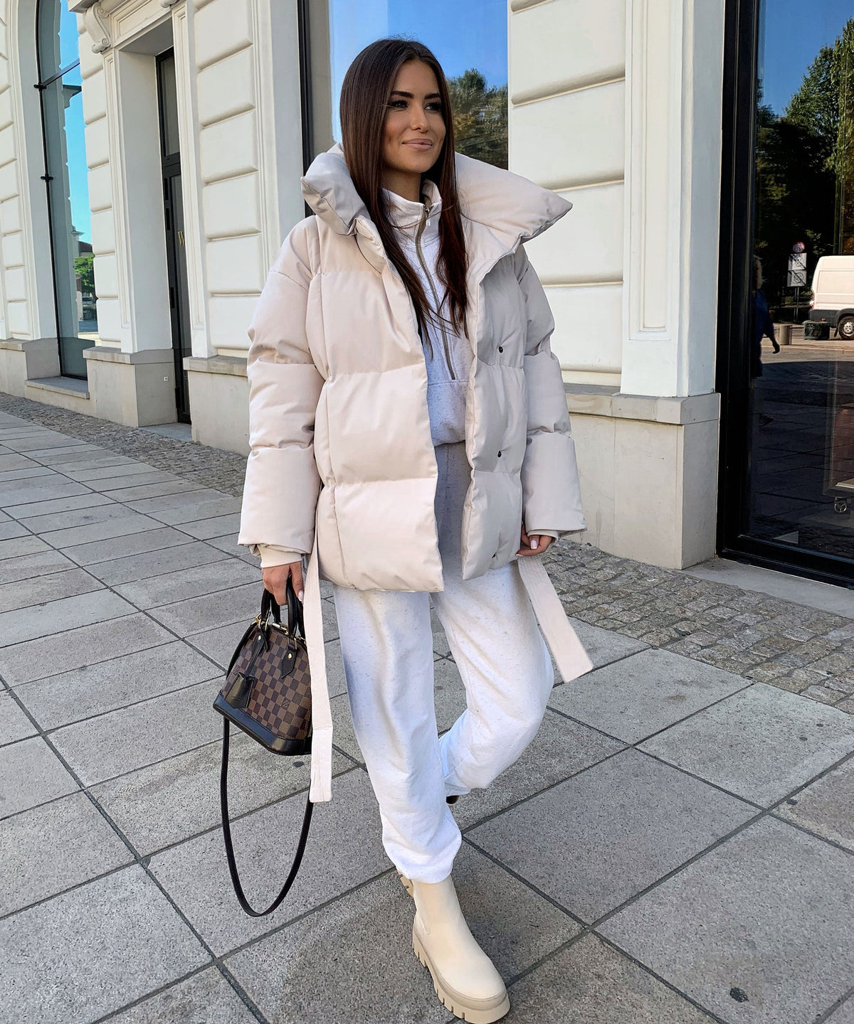 Botki Chelsea Nora beżowe