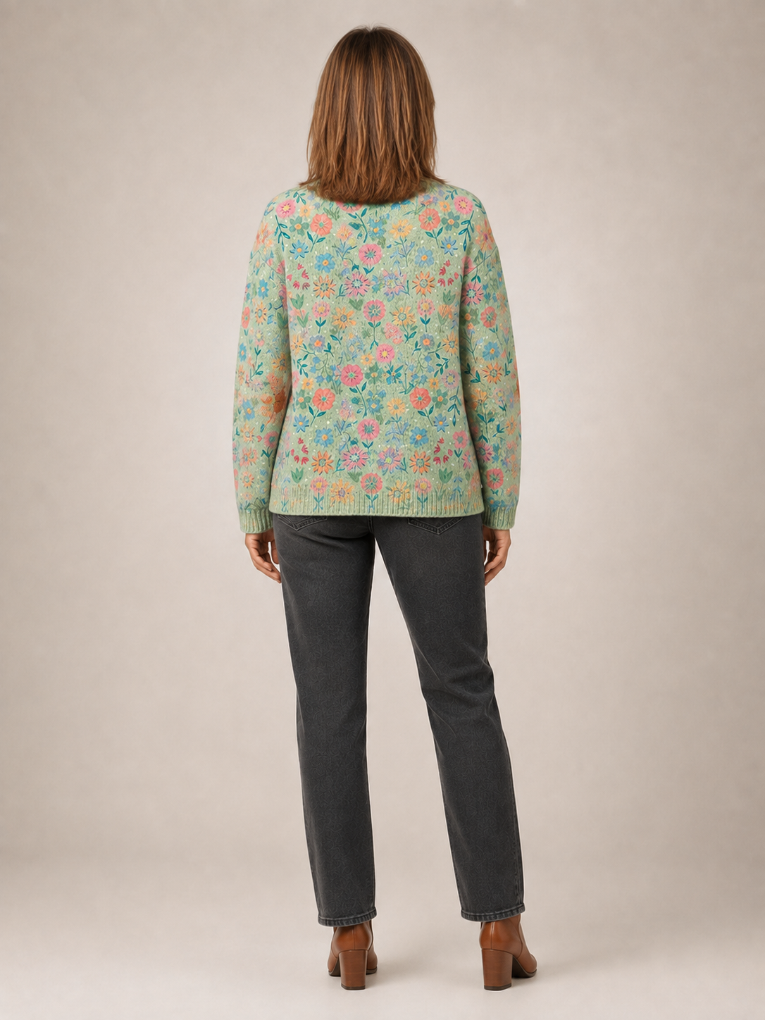Foxfield | Kwiatowy kardigan vintage