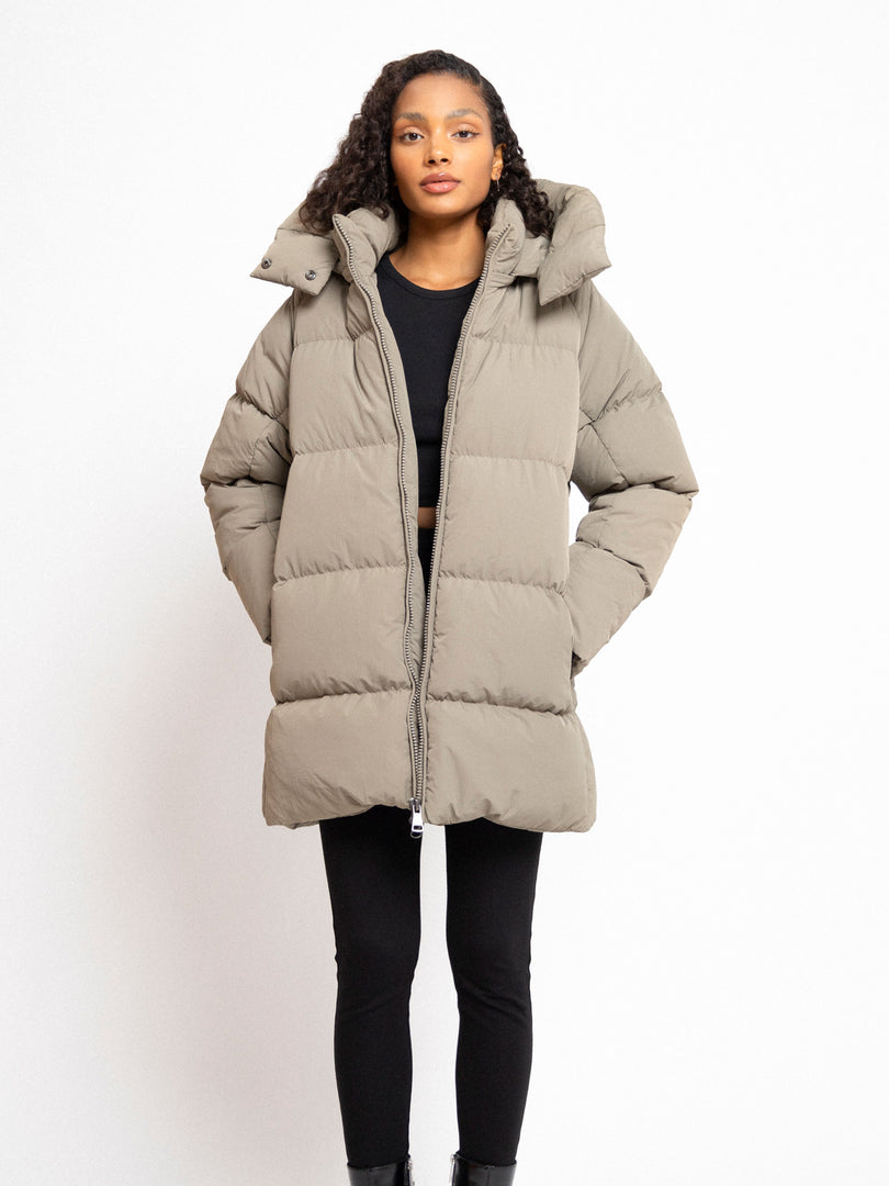 Addie – kurtka pikowana, kolor taupe