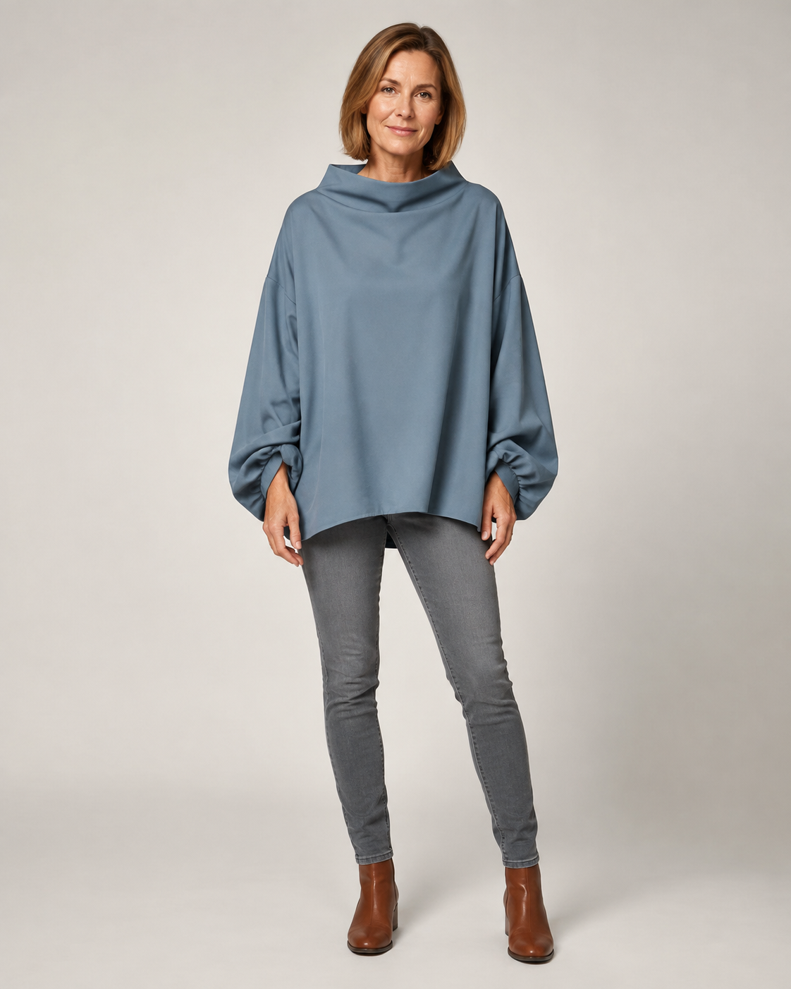 Margot | Miękki sweter ze stójką