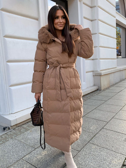 May – parka, kolor karmelowy