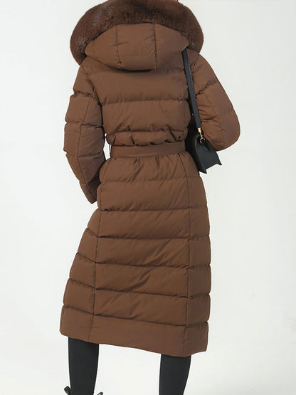 May – parka, kolor ciemnobrązowy