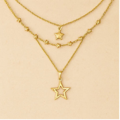 Stella | Collier superposé avec étoiles – Vue 02