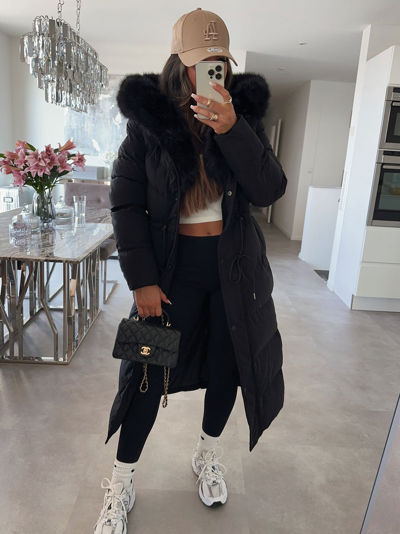 Jacky – parka zimowa, kolor czarny