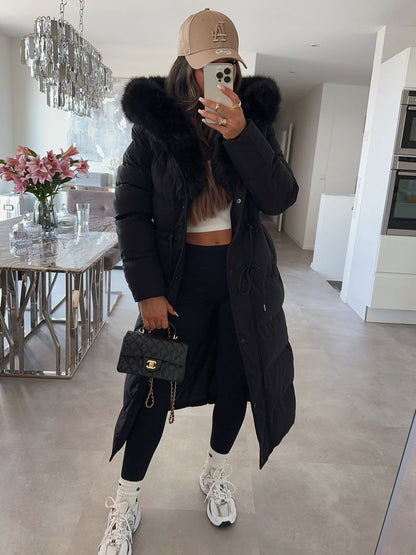 Jacky – parka zimowa, kolor czarny