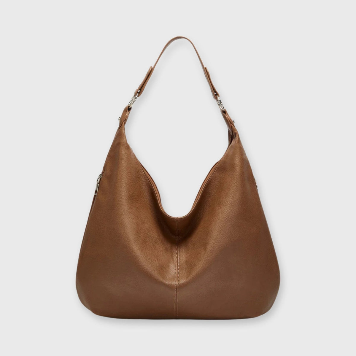 Sac hobo Cassie cognac vu de face