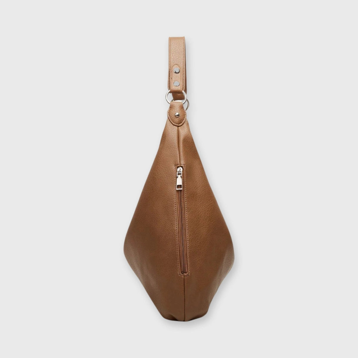 Sac hobo Cassie cognac vu de côté