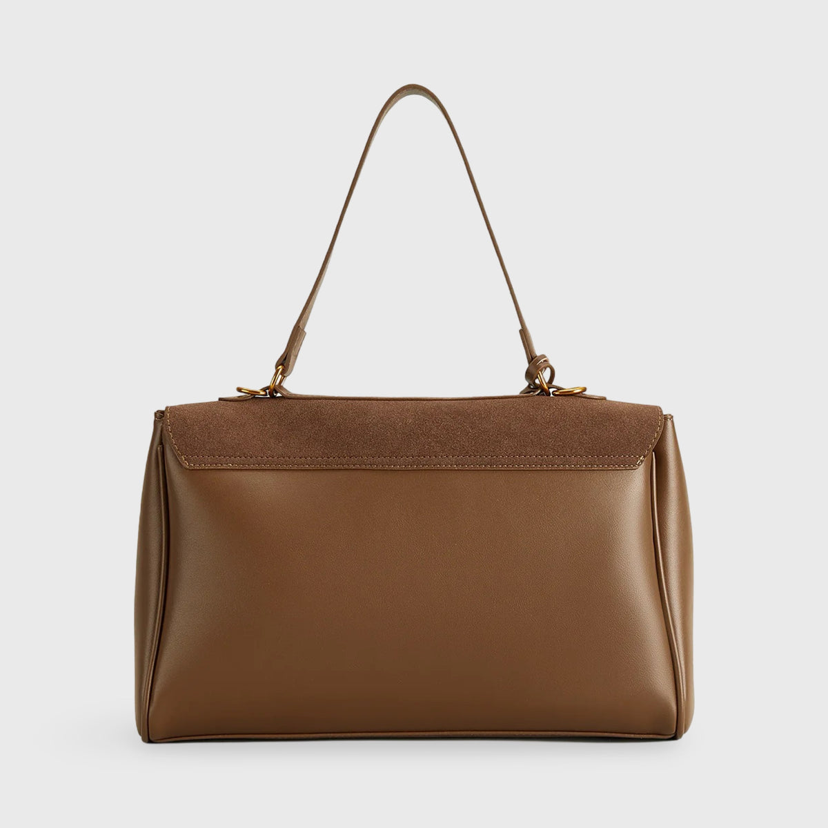 Sac en daim Ciara Premium brun, photo détail
