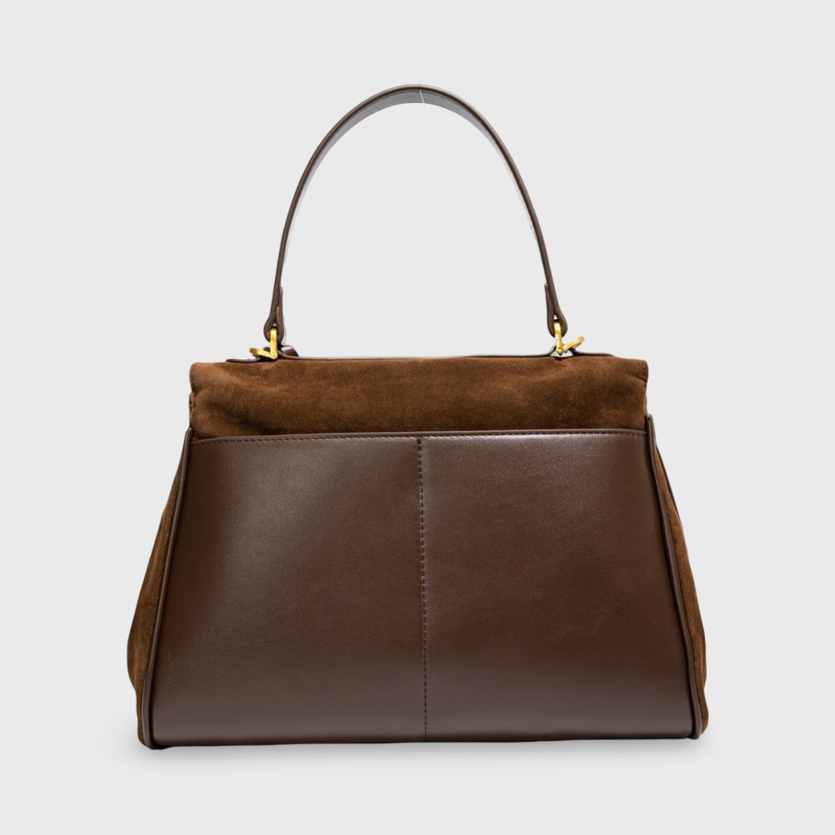 Sac porté épaule Ciara Daim olive vu de côté