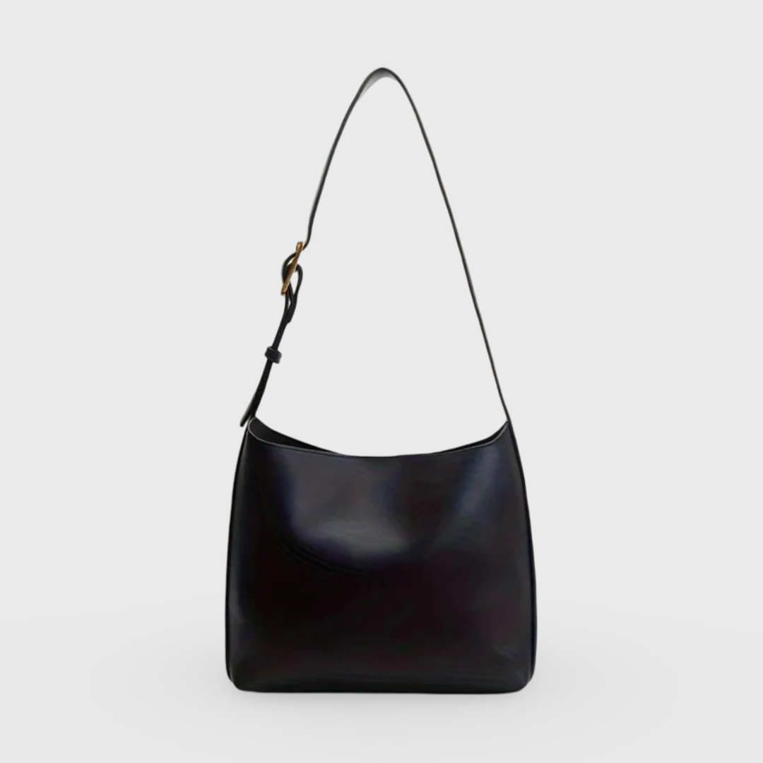 Sac porté épaule Journée Chic noir vu de face