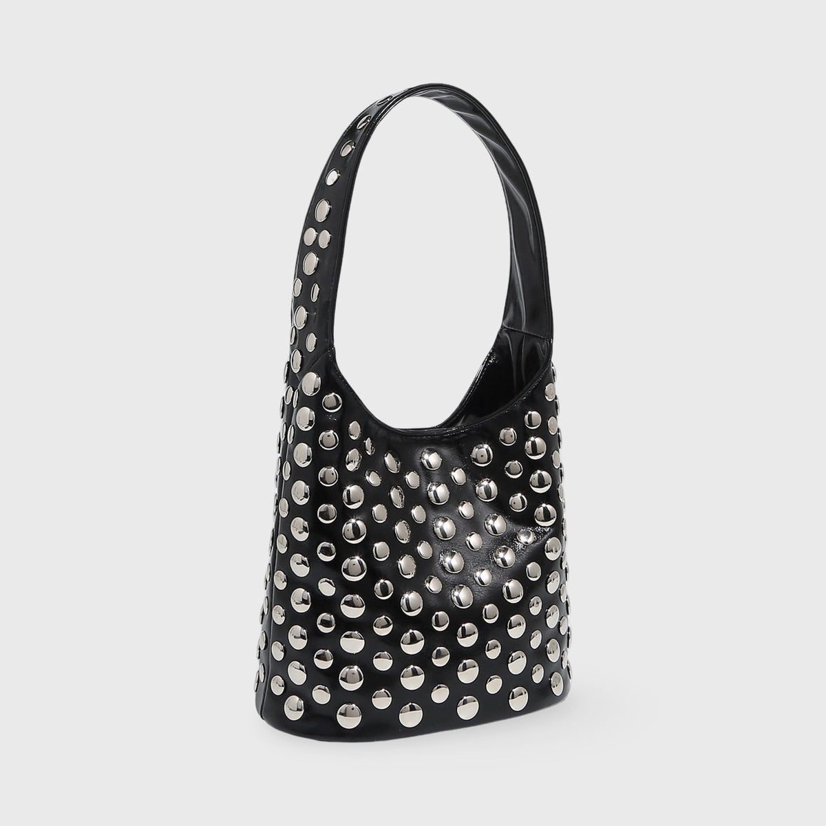 Sac seau Crissy noir vu de côté