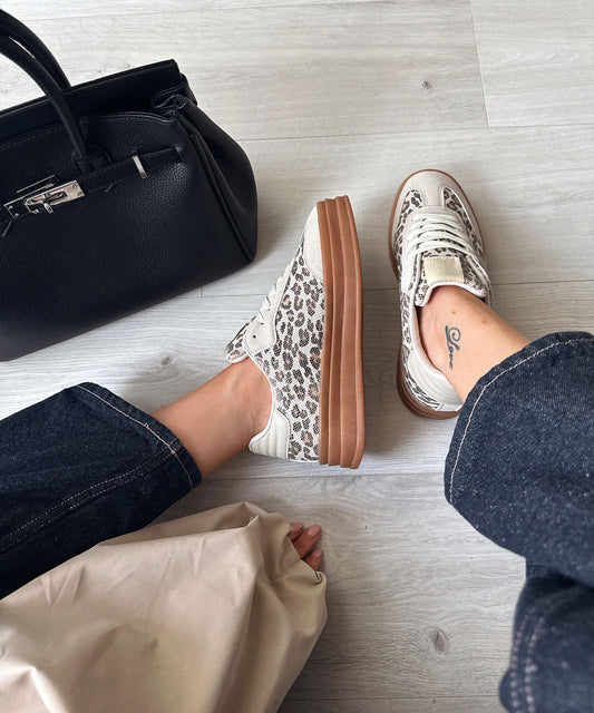 Sneakersy Kalia beżowe