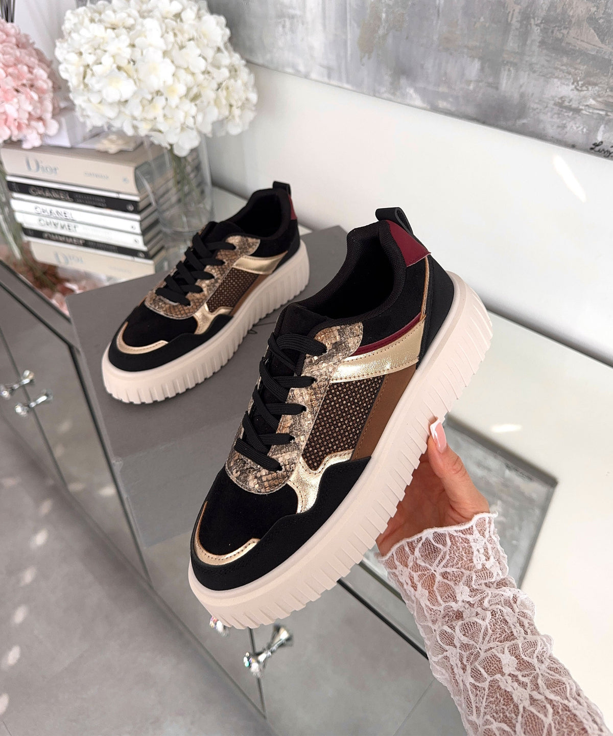 Sneakersy Daria czarne