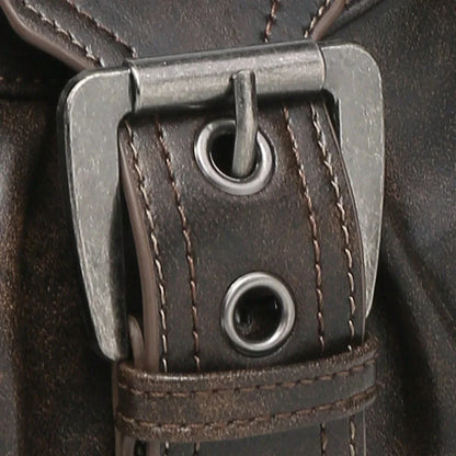 Sac porté épaule Rêve Vintage brun foncé, photo détail