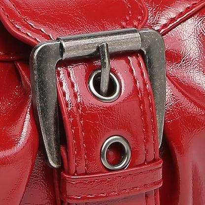 Sac porté épaule Rêve Vintage rouge, photo détail