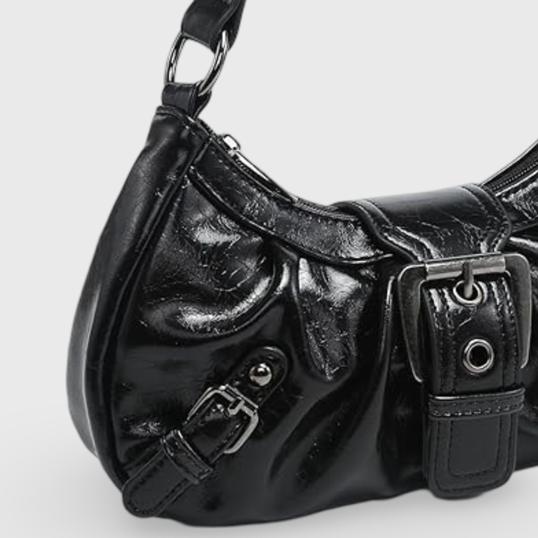 Sac porté épaule Rêve Vintage noir, photo détail