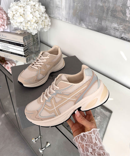 Sneakersy Saralea beżowe