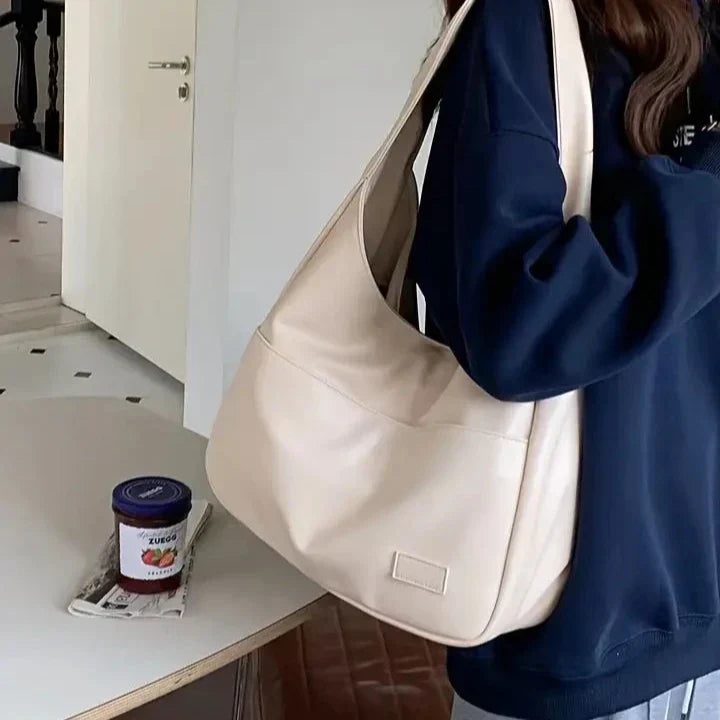 Cabas Quotidien crème vu de trois quarts