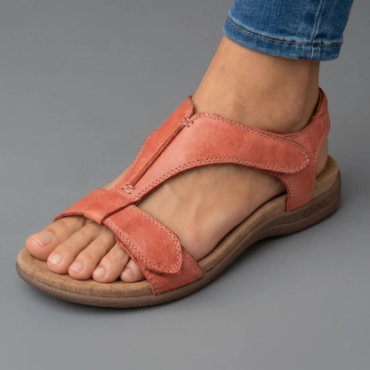 Gwendoline | Sandales à brides réglables — Corail