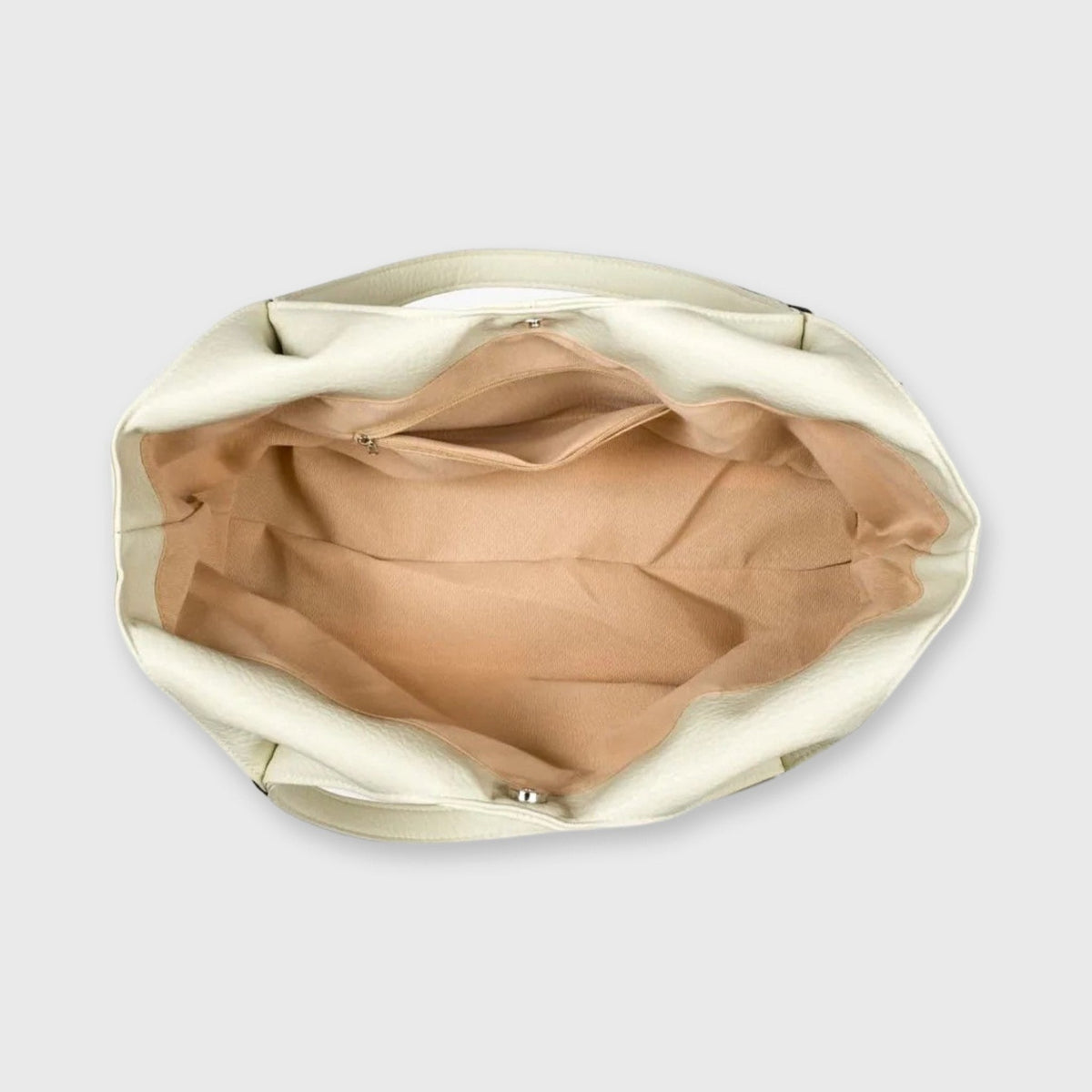 Sac cabas Hanaé crème, photo détail