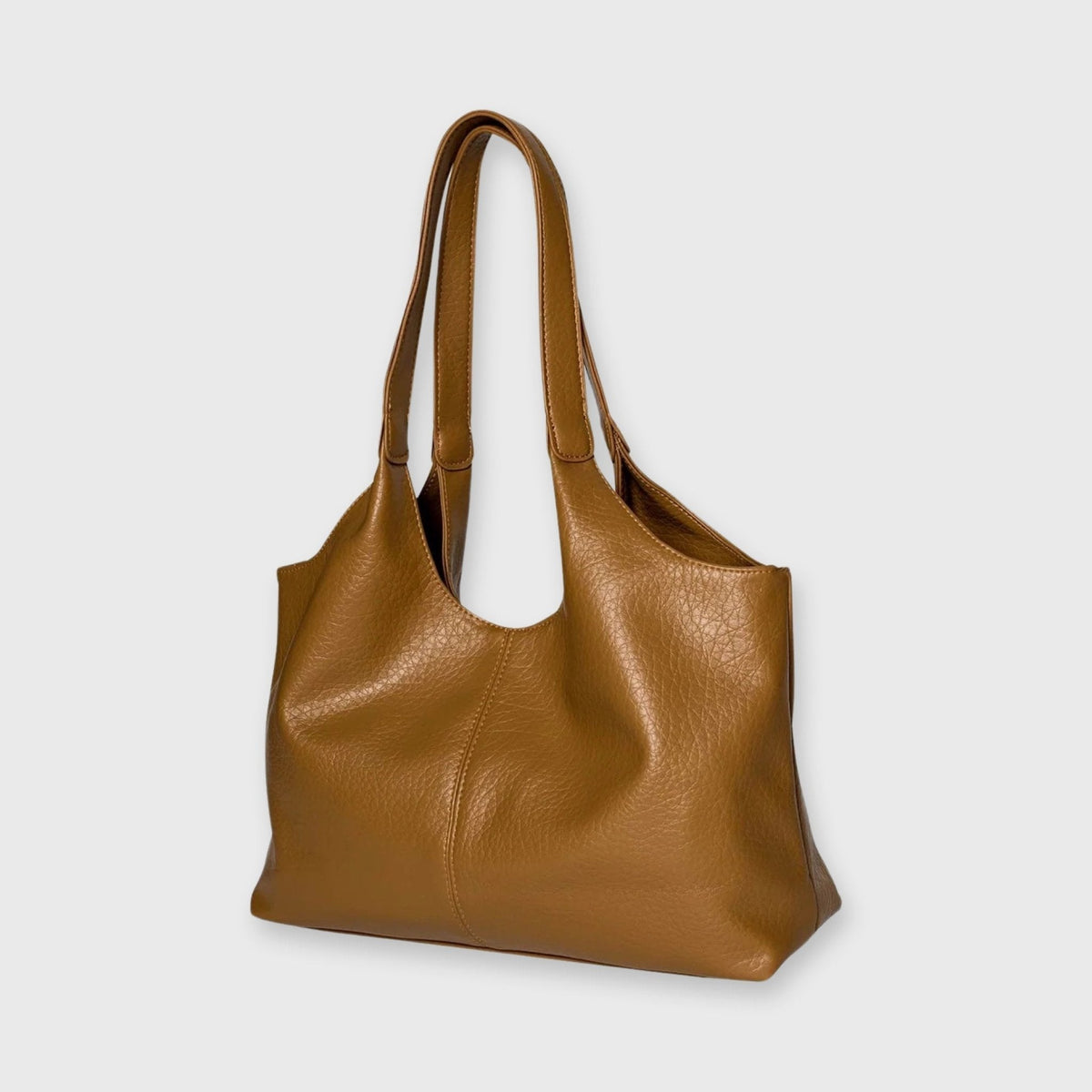 Sac cabas Hanaé curry vu de côté