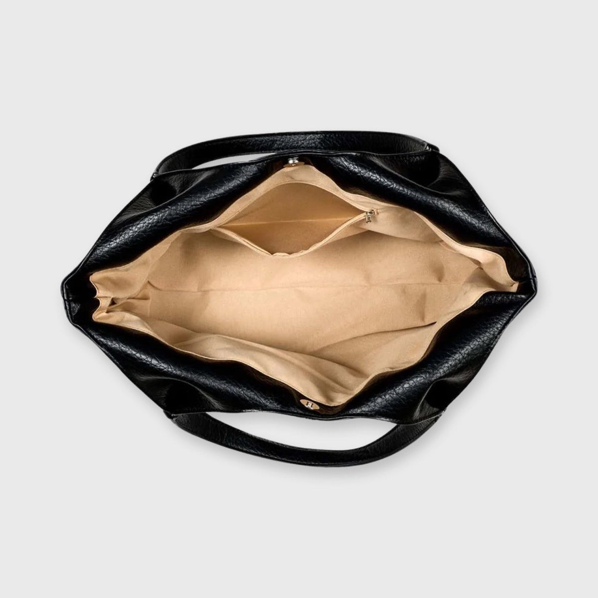 Sac cabas Hanaé noir, photo détail