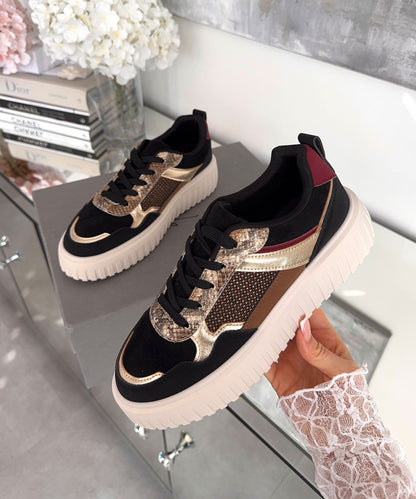 Sneakersy Daria czarne