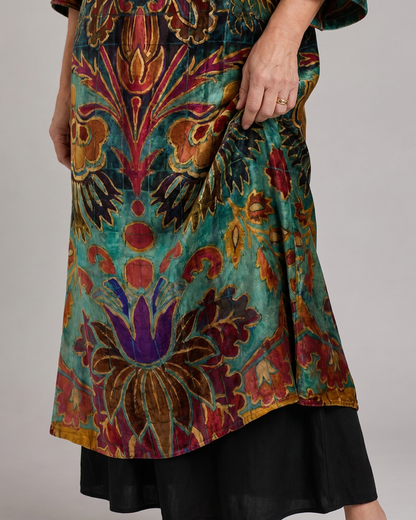 Pascale — Robe longue à ornements bohèmes