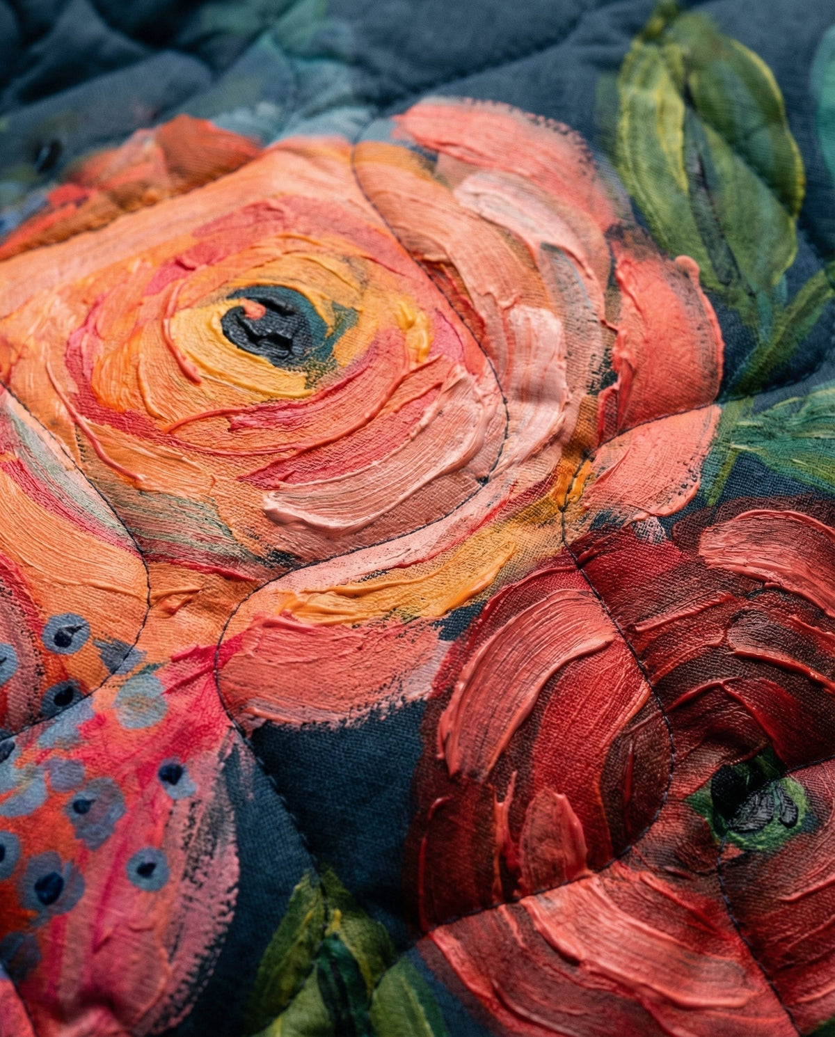 Camélia | Veste matelassée à imprimé floral