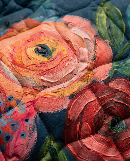 Camélia | Veste matelassée à imprimé floral