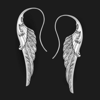 Aile d'Ange | Boucles d'oreilles avec ailes d'ange – Vue 03