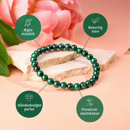 Équilibre Intérieur – Bracelet en malachite | 6 mm – image 4
