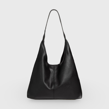 Sac cabas Épure noir vu de face